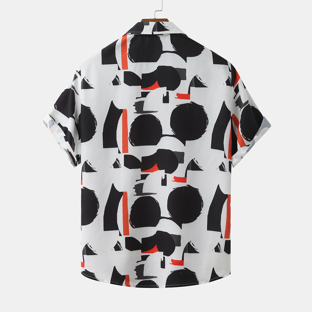 Men's summer print shirt