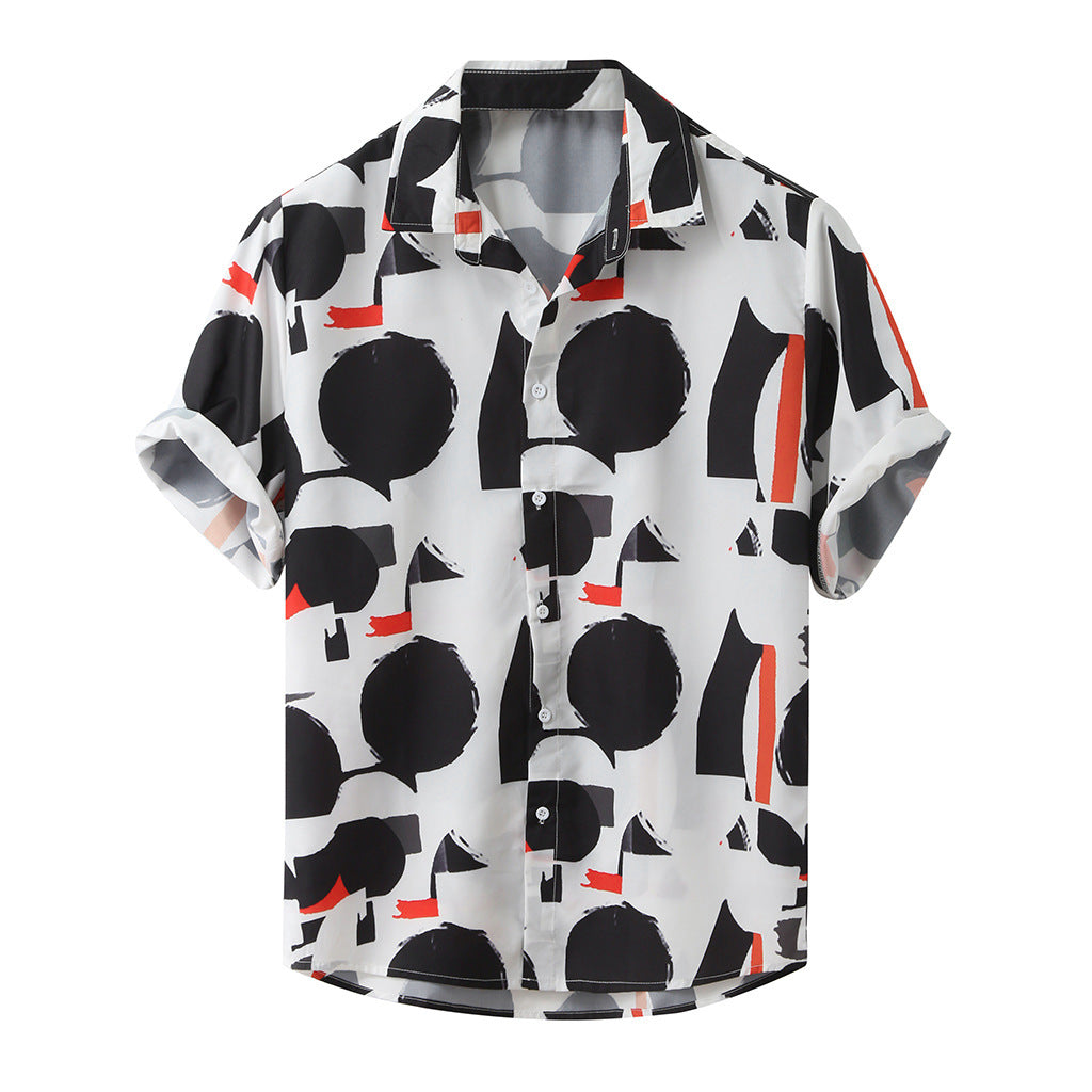 Men's summer print shirt