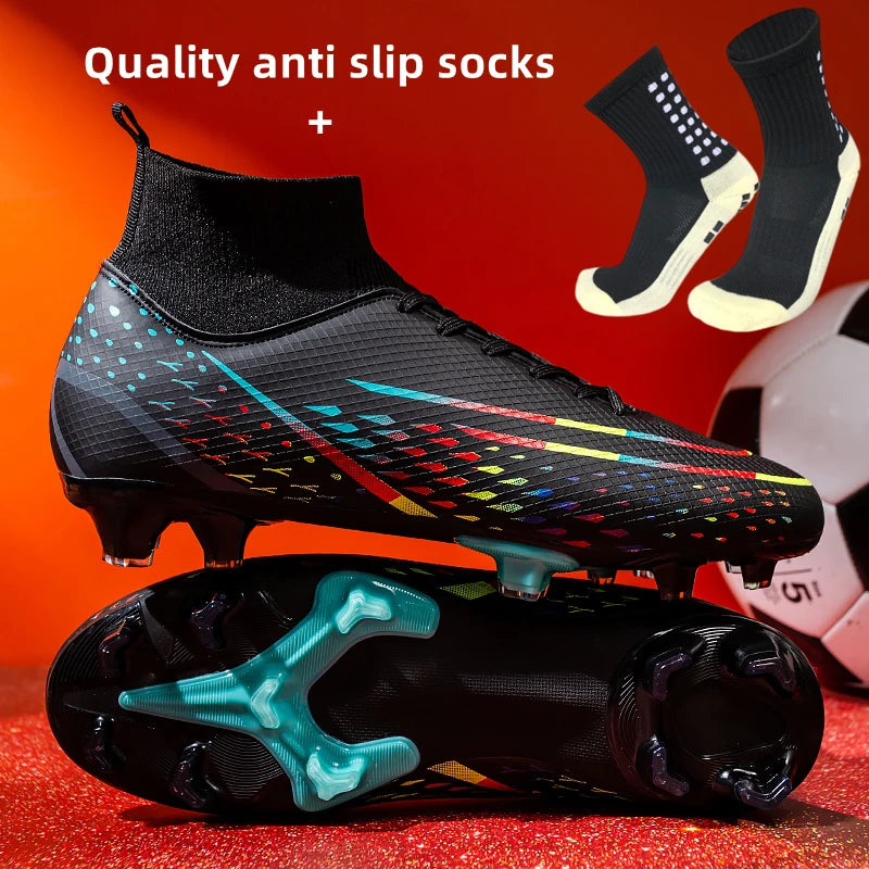 ALIUPS Original Men Soccer Shoes AG/TF Children Football Shoes Youth Football Boots Comfortable Athletic Training Cleat