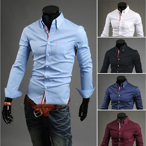 New Men's Long-sleeved Shirts For Men